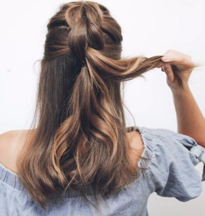 编辫子发型扎法图解99款