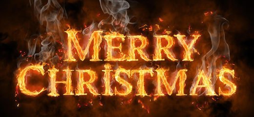 圣诞快乐英文艺术字容易写得