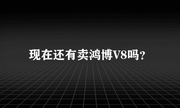 现在还有卖鸿博V8吗？