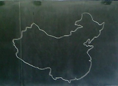 如何绘画中国轮廓地图方法