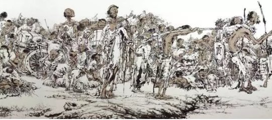 怎样评价王希孟的《千里饿殍图》?