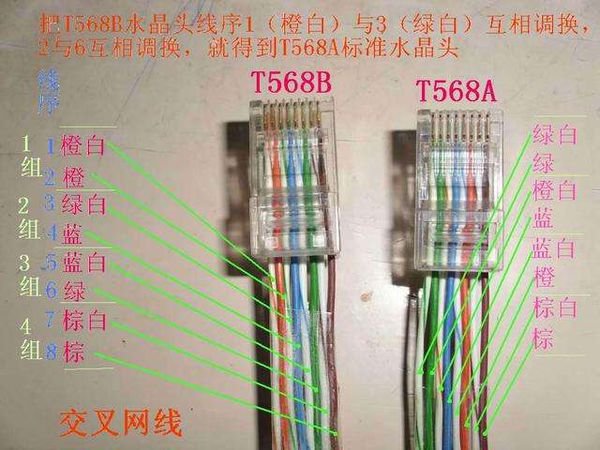 网线接头怎么接图解