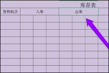如何制作库存表?急用~~~~