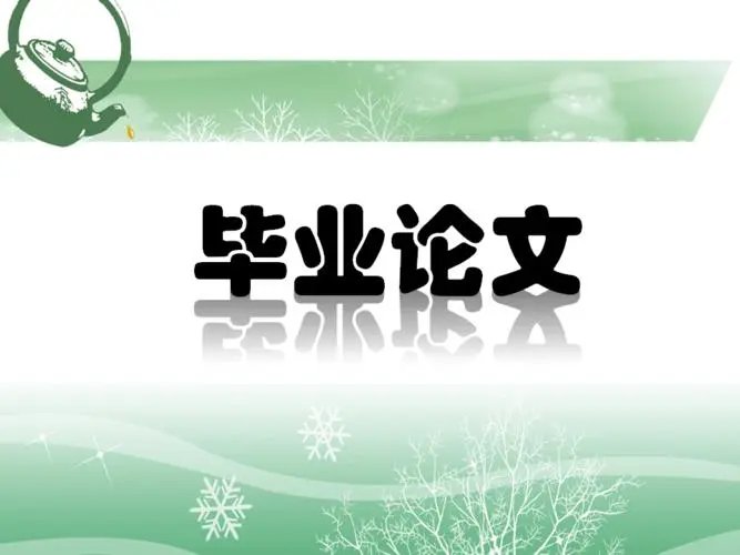 一篇标准的论文格式字体要求