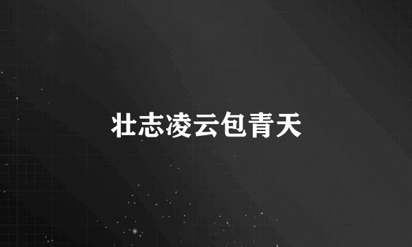 壮志凌云包青天