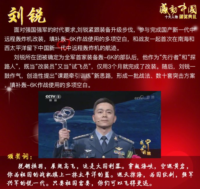 2017年感动中国十大人物分别有什么品质