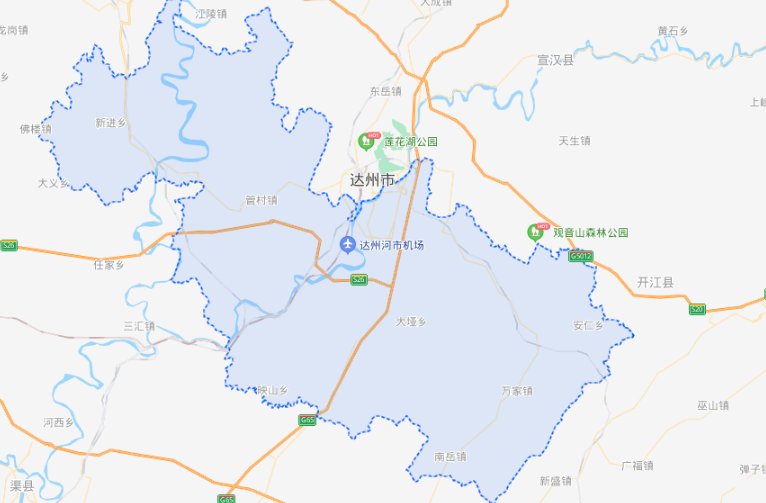 “达县”属于哪个市？