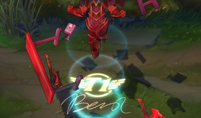 英雄联盟黑桃皇牌有没有特效