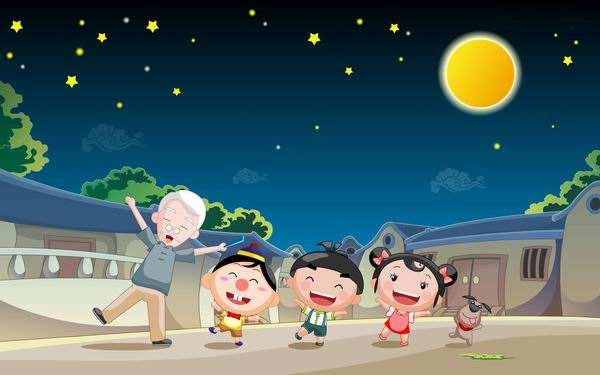 八月十五月儿圆爷爷为我打月饼是什么歌