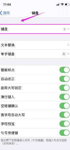 苹果手机输入法在哪里设置