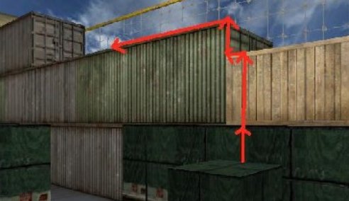 CF里面怎么鬼跳…怎么一直蹲着往前跳