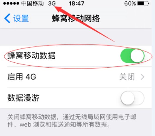 苹果手机5s怎么设置4G网络