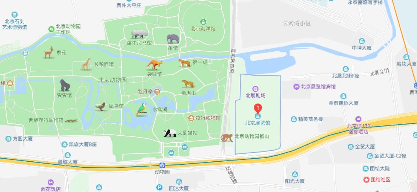 北京展览馆地点？