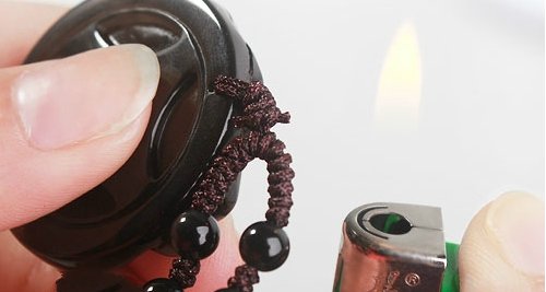 如何给玉坠打结