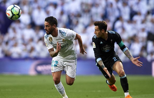 皇马6-0塞尔塔双方哪些球员首发？