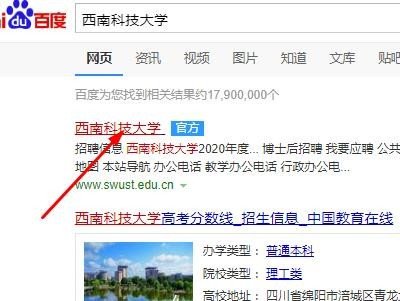 西南科技大学教务处怎么进去啊？