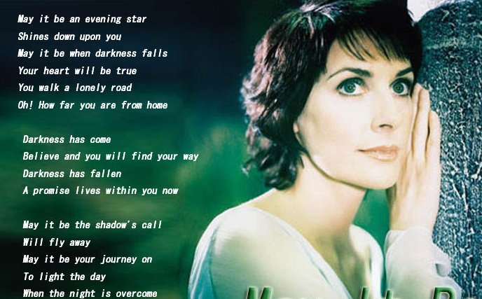 求MAY IT BE 的歌词及译文