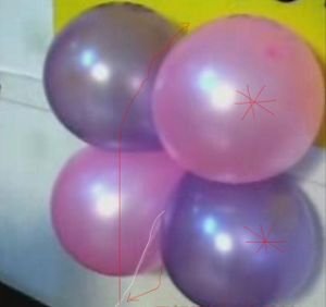 气球拱门没有架子怎么做