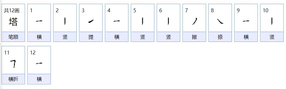塔的读音是什么