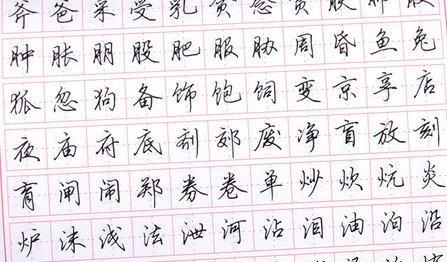 常用字行书字帖有哪些?