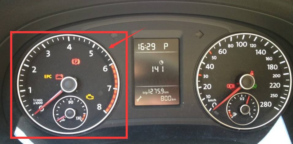 汽车中的仪表盘一般有几个表盘啊？分别代表什么意思啊？哪个是哪个啊？