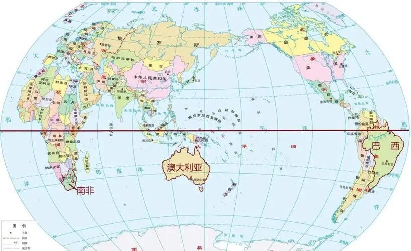 北半球的国家有哪些?