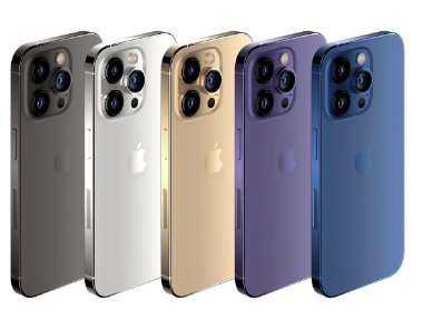 iPhone 14 Pro的配色被集体曝光，新增渐变紫，你喜欢哪个色？