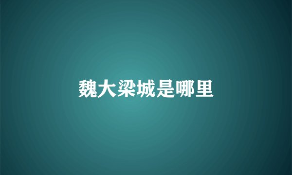 魏大梁城是哪里