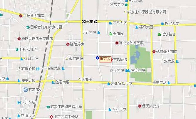 张家口市中心在那里?