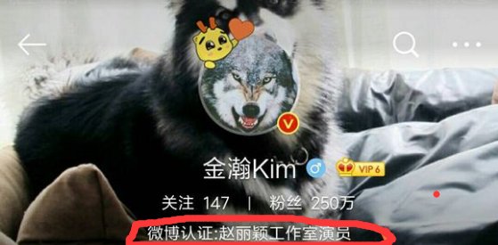 金瀚和赵丽颖是什么关系？