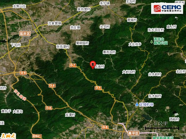 北京延庆区发生1.5级地震,当地的震感如何?