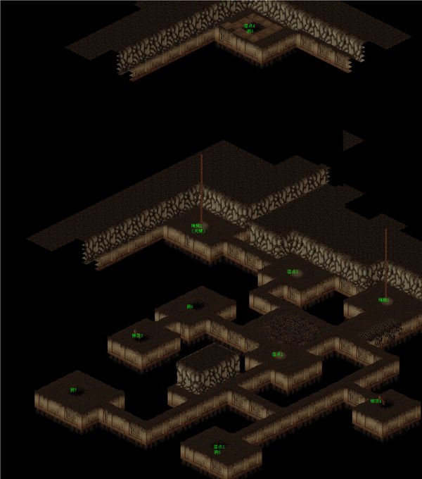 95版仙剑奇侠传1试炼窟地图