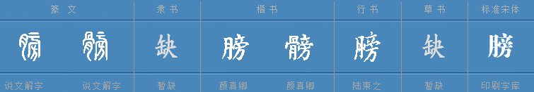 膀这个字怎么读