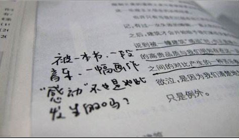 每本书做旁注什么意思