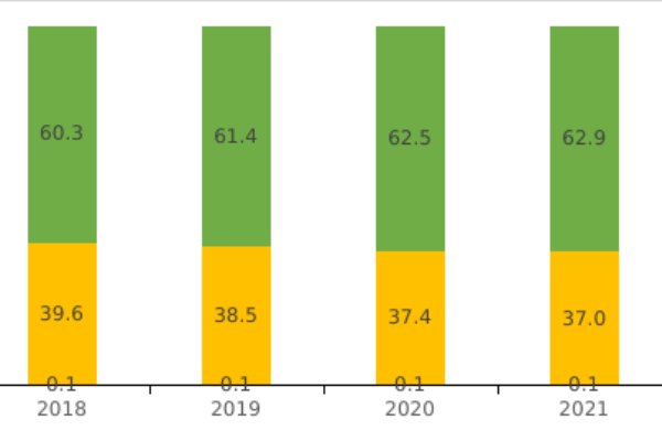2021年国内生产总值增长
