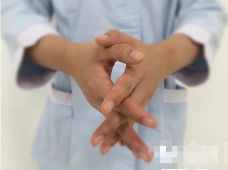 正确的洗手方式是?