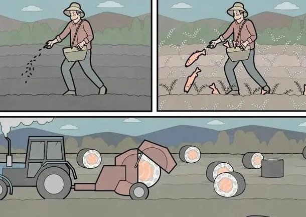 具有讽刺意义的漫画