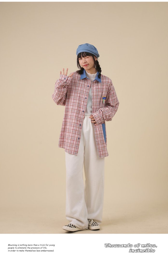 红色格子衬衫穿起来好看吗？红色格子衬衫应该如何搭配才能更好看？