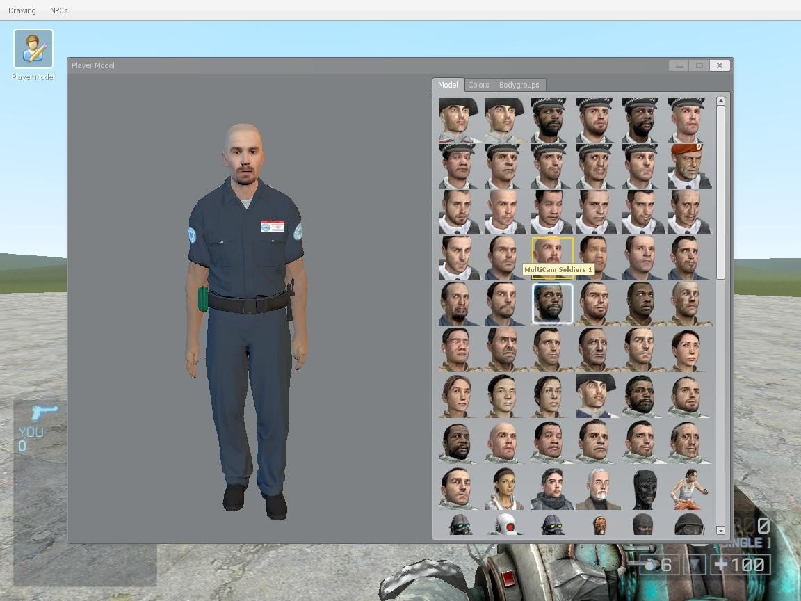 gmod13怎么换人物