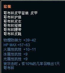 dnf哥布林套装怎么弄？有什么套装效果