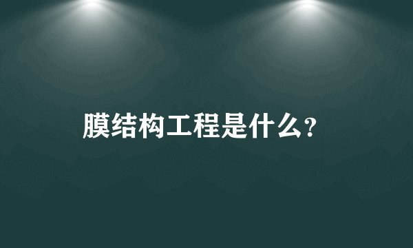 膜结构工程是什么?