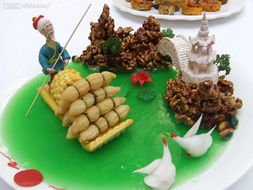 师生用面粉雕出10组扬州标志建筑，这些建筑都包括什么？