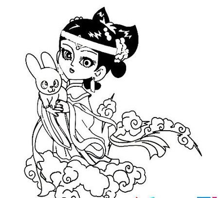 中秋节图画怎么画？