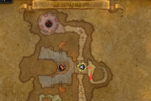 魔兽世界，黑石铸造厂-熔炉车间，在一层打完老1和老2之后，怎么下到2层去打爆裂熔炉？迷路了