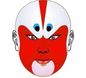 求京剧脸谱图片，带人物姓名