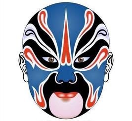 求京剧脸谱图片，带人物姓名