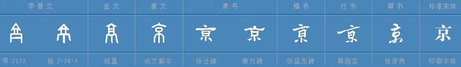 京的组词有什么？