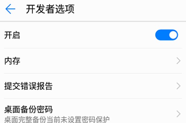 开发者选项在哪里?