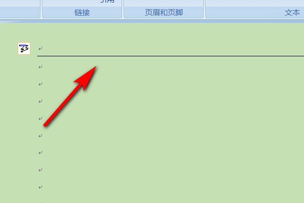 如何在word中画一条长直线怎样才能在word