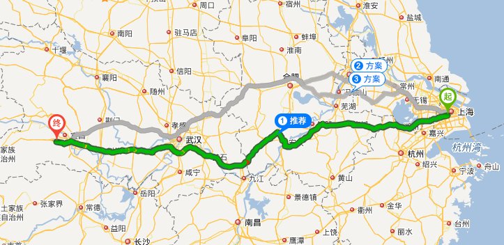 沪渝高速1146公里地图